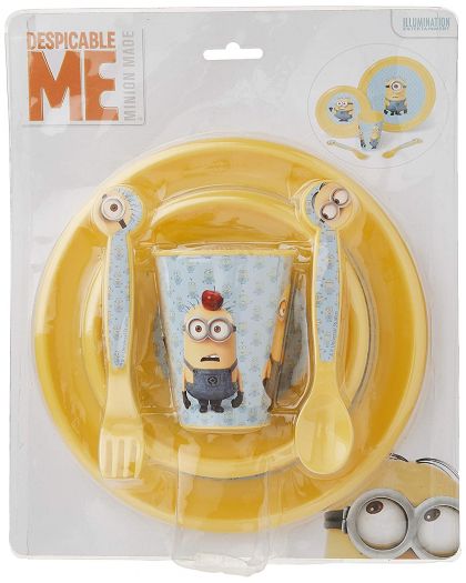 Stor S.L. Despicable Me Minion Made 5 Piece Dinnerware Set