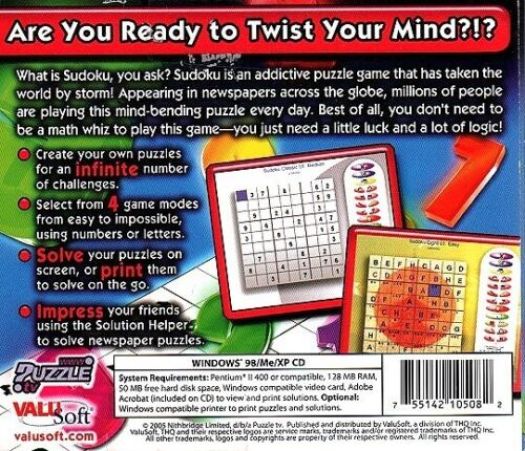 Ultimate Sudoku Can You Crack the Code (CD PC Game)