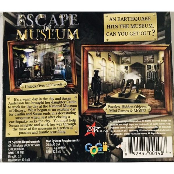 Escape the Museum (CD PC Game)