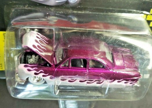 1998 Racing Champions Hot Rod Mag 1950 Ford Coupe Metallic Purple Flames Diecast 1:58 Scale