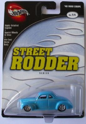 2002 Hot Wheels Street Rodder 1940 Ford Coupe Teal Diecast 1:64 Scale