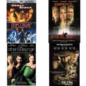 DVD Assorted Movies 4 Pack Fun Gift Bundle: 2 Movies Collection Ghost Rider / Hellboy  Simpatico    OTHER BOLEYN GIRL, THEWS  The Fallen