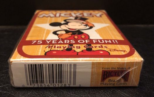 Celebrate Mickey Mouse Walt Disney 75 Years Bicycle Playing Cards