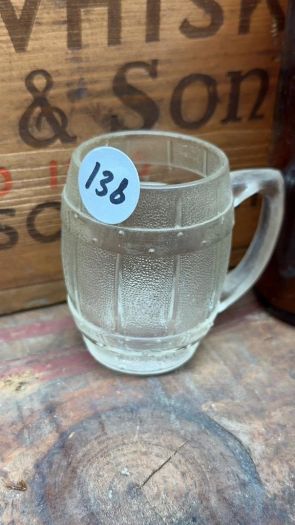 Collectible Shot Glass - Barrel Glass (Clear)
