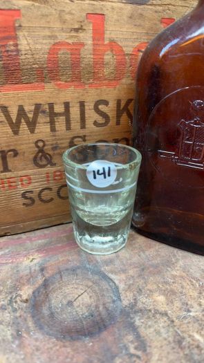 Collectible Shot Glass - Large Fluted Cut Glass