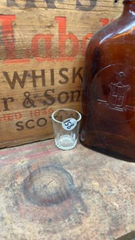 Collectible Shot Glass - Small Clear Cut Glass