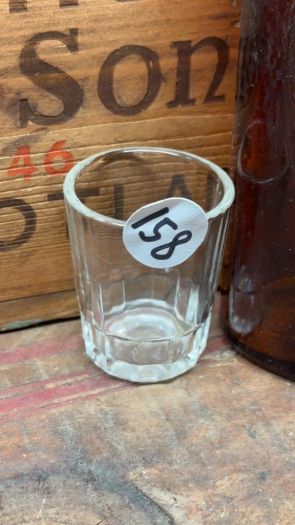 Collectible Shot Glass - Small Clear Cut Glass