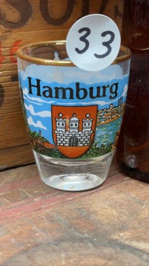 Collectible Shot Glass - Hamburg