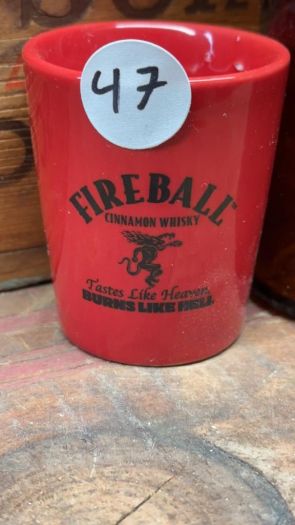 Collectible Shot Glass - Fireball Cinnamon Whiskey