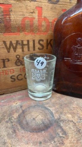 Collectible Shot Glass - Barclays Measuring Glass