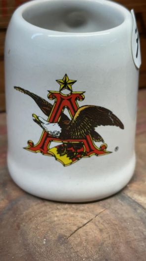 Collectible Shot Glass - A & Eagle Red & Yellow
