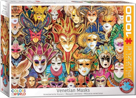 EuroGraphics Venetian Mask 1000-Piece Puzzle