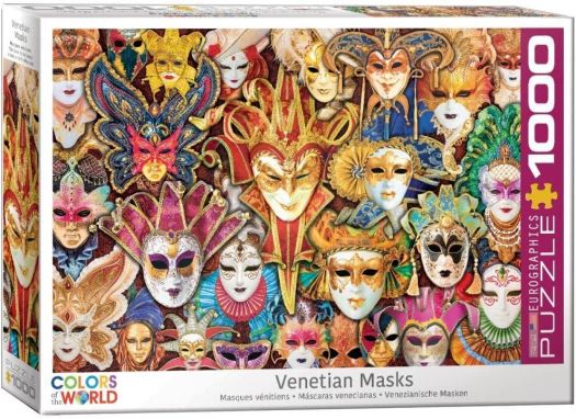 EuroGraphics Venetian Mask 1000-Piece Puzzle