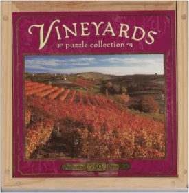 Vineyards Puzzle Collection: A Taste of Italy 750 Piece Puzzle in Wooden Box