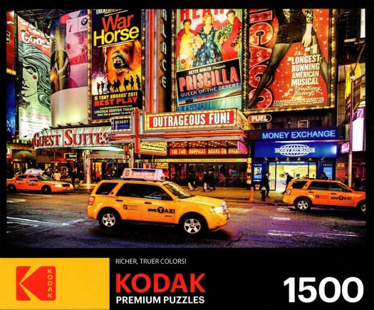 Kodak Bright Lights Big City NYC 1500 Piece Puzzle