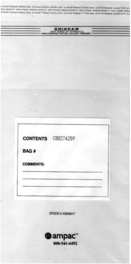 ASB0917, KeepSafe Secure, 25 Pound Tamper-Evident Coin Hopper Fill Bag Case of 500
