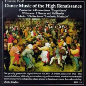 Dance Music of the High Renaissance (Music CD)