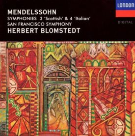 Mendelssohn Symphonies 3 'Scottish' & 'Italian' (Music CD)