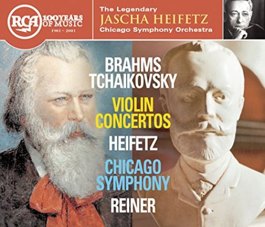Brahms / Tchaikovsky, Violin Concertos: Heifetz, Chicago Symphony, Reiner (Music CD)