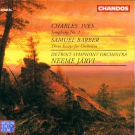 Charles Ives: Symphony No. 1 / Samuel Barber: 3 Essays for Orchestra (Music CD)