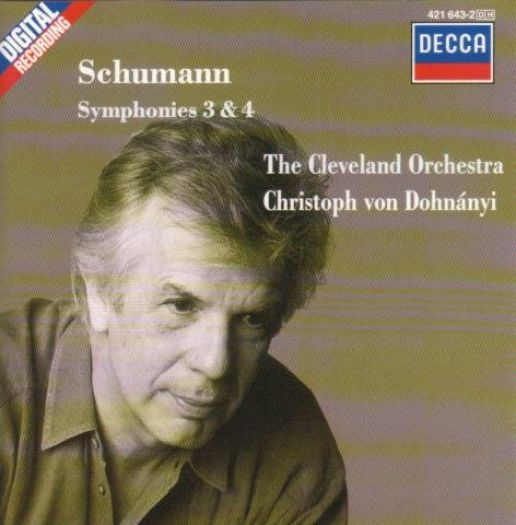 Schumann: Symphonies Nos. 3 & 4 (Music CD)