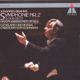 Brahms: Symphony No. 2; Haydn: Variationen Op. 56a (Music CD)