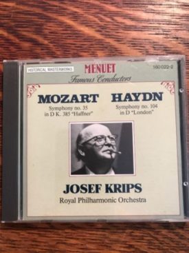 Mozart - Haydn - Symphonies no. 35 & 104 (Music CD)