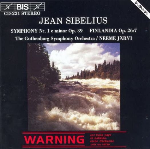 Jean Sibelius Symphony Nr.1 e minor Op. 39 Finlandia Op. 26:7 (Music CD)