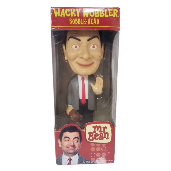 2007 FUNKO Mr. Bean Rowan Atkinson Wacky Wobbler Bobble-Head Figurine 7"