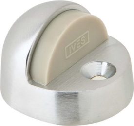 Ives by Schlage 438PA28 Schlage 438-Pa28 Dome Door Stop, 1-1/4 in H, Aluminum, Gray, Grey