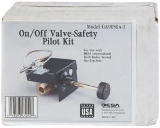 Comfort Flame GA9050A-1 On/Off Valve/Safety Pilot Kit for Vented Gas Logs