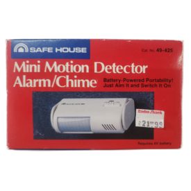 Radio Shack Safe House Mini Motion Detector Alarm/Chime Cat. No. 49-425