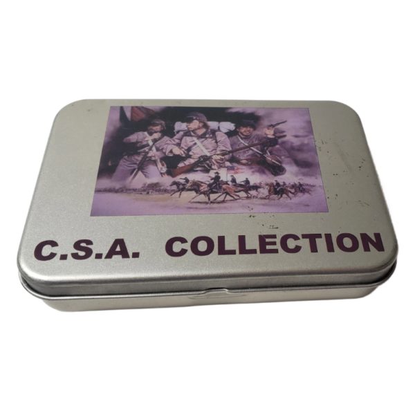 CSA Collection Confederate Soldier Fighter Plus Pocket Knife In Tin