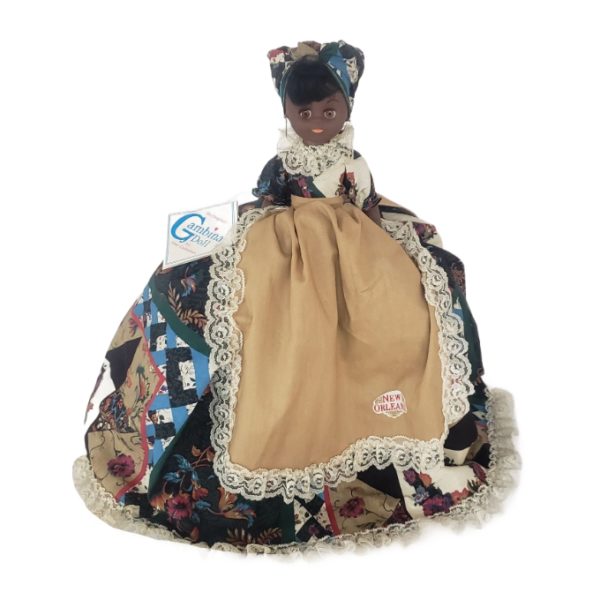 Vintage 1975 Gambina Doll "Toaster Cover" Creole Ethnic Hand Made New Orleans