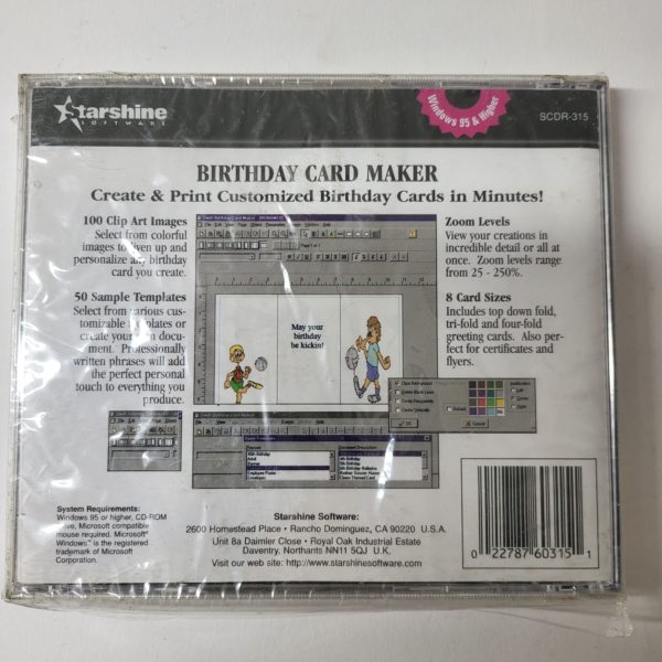 Birthday Card Maker (Software) (CD)