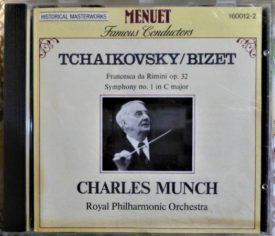 MENUET HISTORICAL MASTERWORKS / CHARLES MUNCH / TCHAIKOVSKY & BIZET (Music CD)