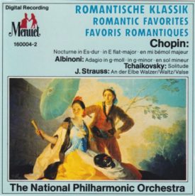 Romantic Favorites - Chopin: Nocturne in E flat Major - Albinoni in G Minor - Tachaikovsky: Solitude - J. Strauss: Waltz (Music CD)