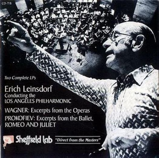 Two Complete LPs: Erich Leinsdorf Conducting the Los Angeles Philharmonic - WAGNER: Excerpts from the Operas - Prokofiev: Excerpts from the Ballet, ROMEO & Juliet (Music CD)