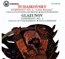 Tchaikovsky: Symphony No. 2, "Little Russian" / Glazunov: Symphony No. 4 (Music CD)