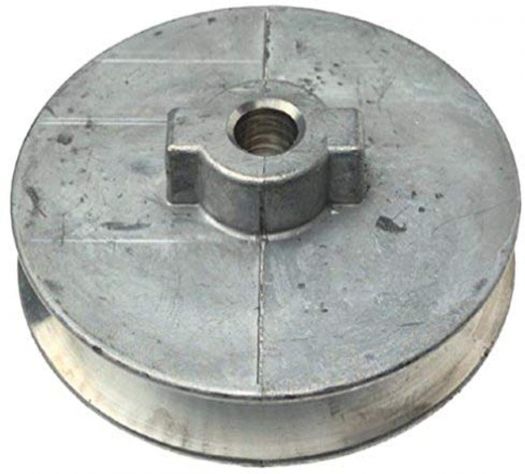 Chicago Die Cast 400A 4" x 1/2" Die-Cast V-Grooved Pulley