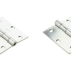 National Hardware N195-669 V504 Removable Pin Broad Hinges in Zinc plated, 2 pack