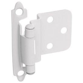Stanley 826-297 3/8" Offset White Spring Cabinet Hinges