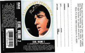 Elvis - Volume 2 - A Legendary Performer (Music Cassette)