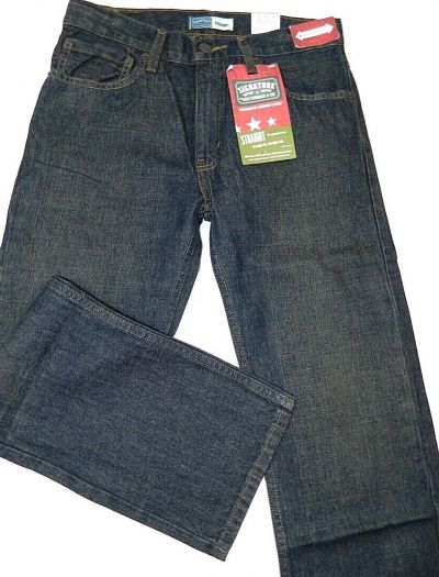 Levi's Signature Straight Sentinel Dark Denim Blue Jeans 16 Husky Fit 32x27  - Nokomis Bookstore & Gift Shop