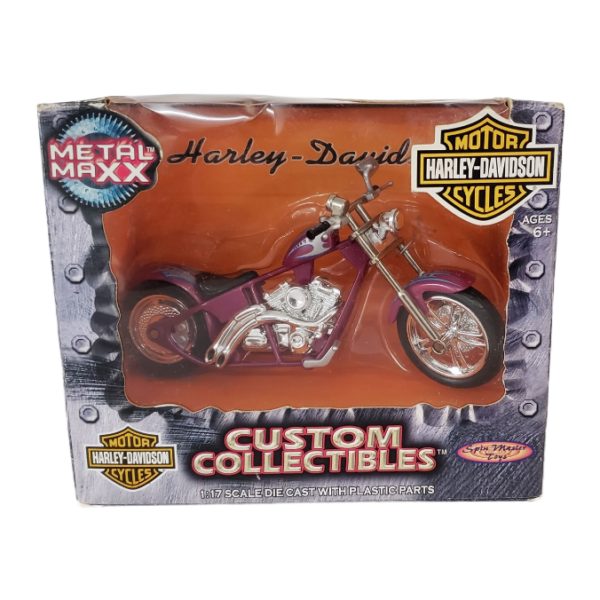 Metal Maxx Harley Davidson FXDWG DYNA WIDE GLIDE 1:17 Replica Purple