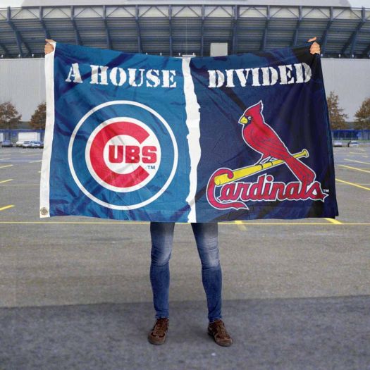 Chicago Baseball and St. Louis House Divided Flag