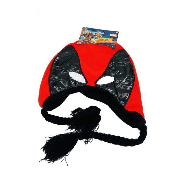 Marvel Deadpool Laplander Style Beanie Hat Ages 14+