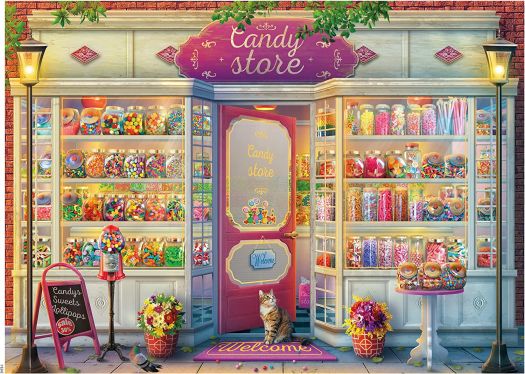 Ceaco -Window Shops - Candy Store - 1000 Piece Jigsaw Puzzle