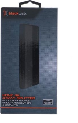 Blackweb 4K HDMI 4-Way Splitter