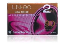 Radio Shack LN-90 2 Pack 90 Minute Audio Cassette Tapes